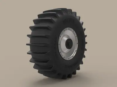 Wheel of SHERP 3D model