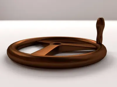 Crank Wheel 3D model
