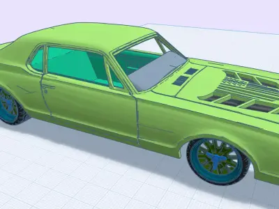 Custom Hoods addons for 67 Cougar Volume 5 3D print model