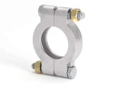 Complete Hose Clamp Solution: 5 Essential 3D Models — Power, Exaust, Spring, Wire &amp;amp; High-Pressure Double-Bolt. 3D model