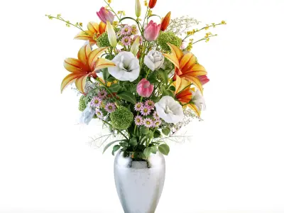  Flowers bouquet 