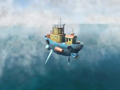 Flying Boat 3D model