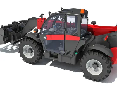 Forklift Bucket Telehandler 3D model purchase
