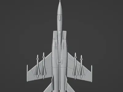 MiG-25PD 3D print model