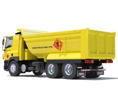 DAF CF85 Dumper 3D model