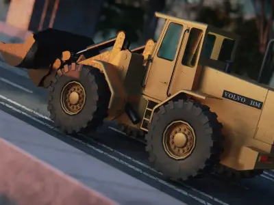 Volvo L170 Low-poly 3D model