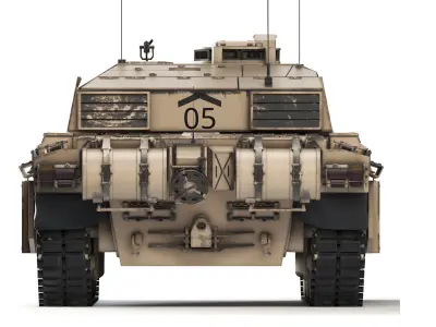 Tank Challenger 2 2010 3D model