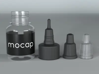 bottle with dispenser 3D model