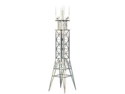 radio tower 3D model buy