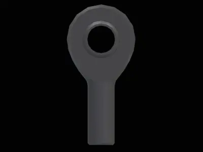 Simple Rod End Low-poly 3D model
