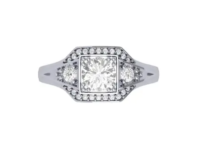 Wedding Ring  3D print model 213