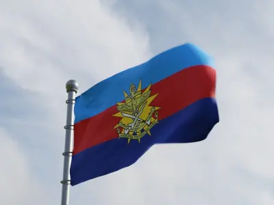Animated Malaysia Flags 3D model