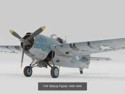 Historic Aircraft Set 3D Model Pack