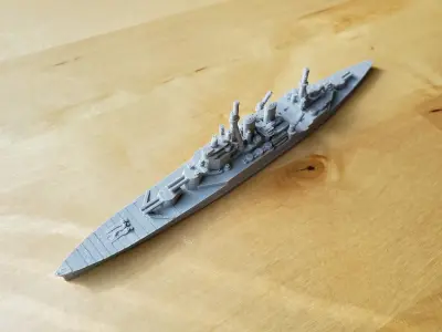 British Renown Class Battlecruiser 3D print model