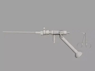 Nendoscope Hand drill Low-poly 3D model