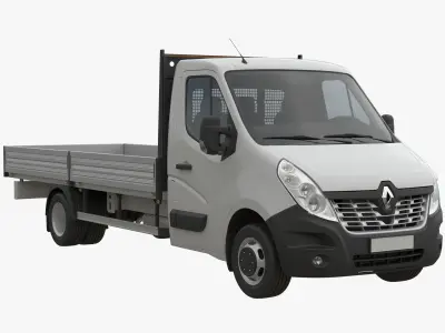 Renault Master 2015 Chassis Cab L4H1 3D model