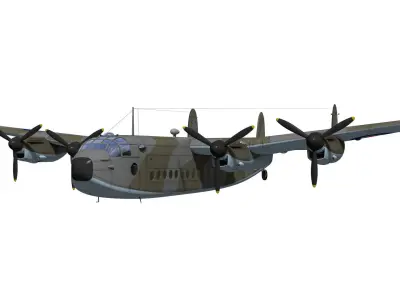 Avro York 3D model