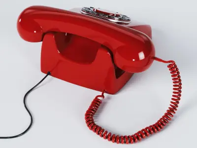 Retro Telephone - Heraldo 3D model