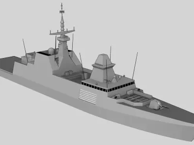 FFG Formidable Low-poly 3D model