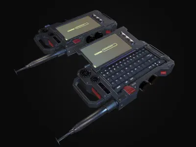 Transmitter Low-poly 3D model