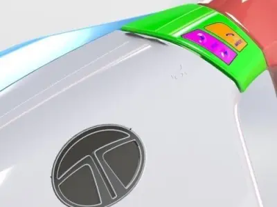 Original car steering wheel Free 3D model