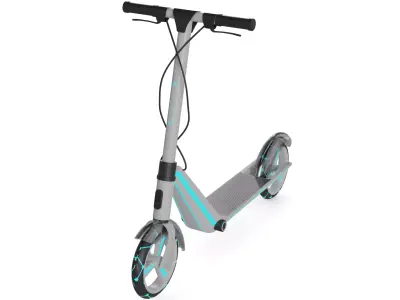 Kick Scooter 3D model 3
