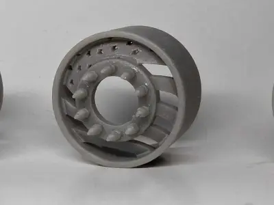 US Flag rims for Semi truck and trailer 22-5 inch 3D print model