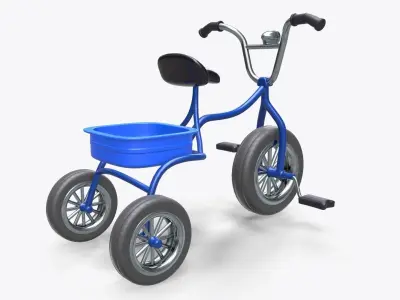 Children bicycle 3D model buy