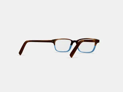 Crane Eyeglasses in Eastern Bluebird Fade Low-poly 3D model