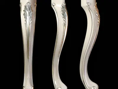 Classic leg 023 3D model