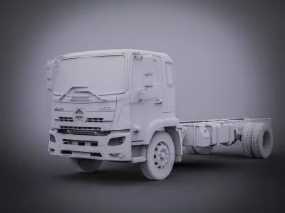 HINO 500 GH 2023 Chassis 3D model