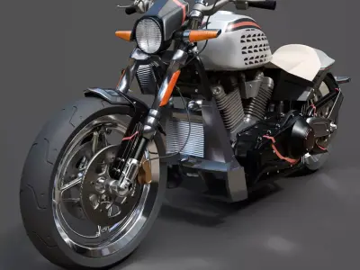 Harley-Davidson FXDR 114 - High Detail 3D Model 3D model