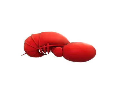 Lobster Low-poly 3D model
