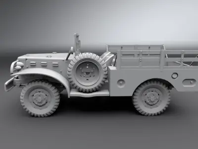 Wc51 1942 Scale model 3D print model
