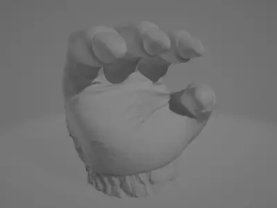 1977 Shogun Godzilla Flying Fist and Mechanism 3D print model