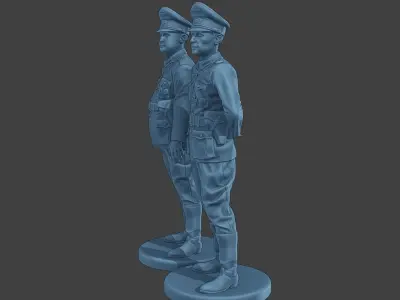 German Officers Stand ww2 G5 3D print model