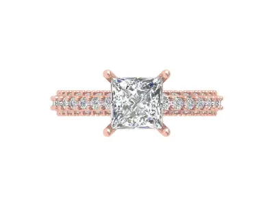 Wedding Ring  3D print model 387