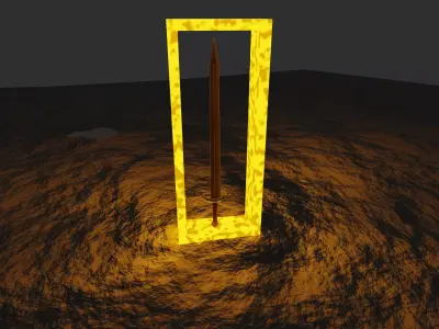 The forbidden blade Free 3D model