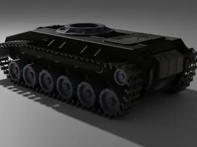 Hornet M0 Tanki Online Free 3D model