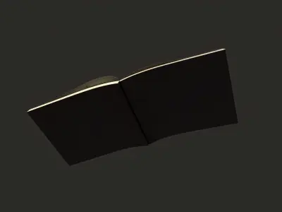 Antique Manuscript Low-poly 3D model