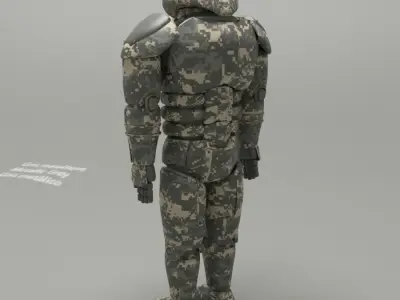 soldier of futur  3D model