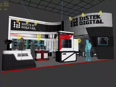 Exhibition - size - 9X6-3DMAX2009-0018 3D model