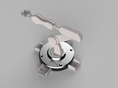 Robotic arm  scifi mech  3D model