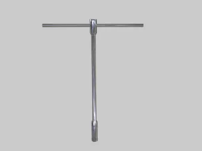 Socket Wrench Low-poly 3D model