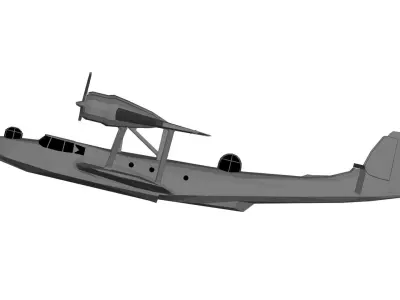 Dornier Do 24 3D model purchase
