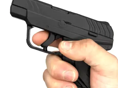 Ruger LCP 2 1to1 Scale Training Gun Prop Non Functioning 3D print model