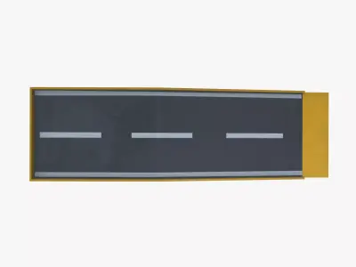 Dock Ramp Low-poly 3D model