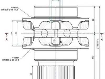 Drive star for chain Free 3D model