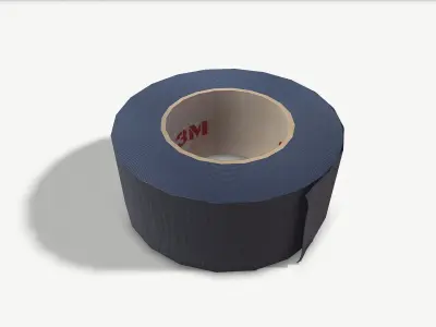 Set of tools 01 Low-poly 3D model