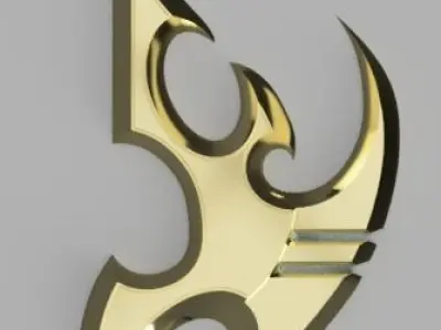 Protoss Logo 3D print model